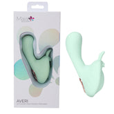 Maia Averi USB Rechargeable Vibrator with Dual Motor Design Green VIBRATORS-RABBIT-MULTI